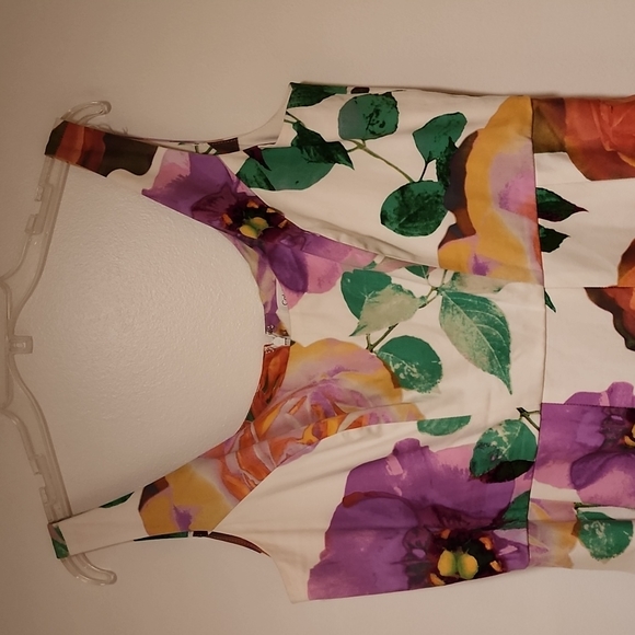 Calvin Klein Ladie's Pleated Dress - Picture 3 of 12